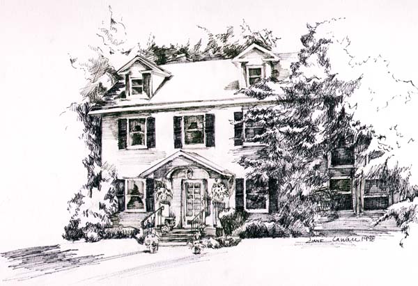 PEN AND INK  BY DIANE La WARE   570.937.9054